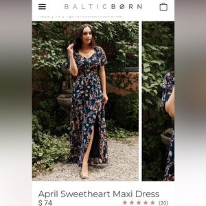 April Sweetheart Maxi Dress